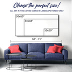 Old Glory American Flag Wall Art Canvas